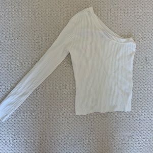 Lulus white one shoulder top